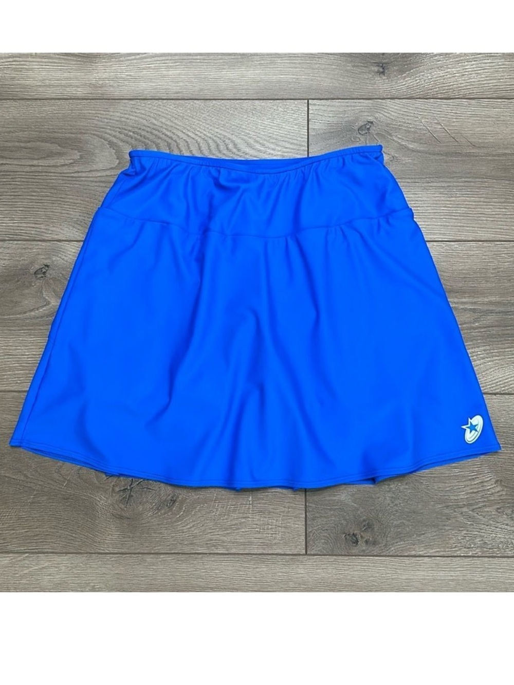 StarBorn Skirts 16” Pleated High Rise Running Tennis Golf Skirt Skort Blue Large